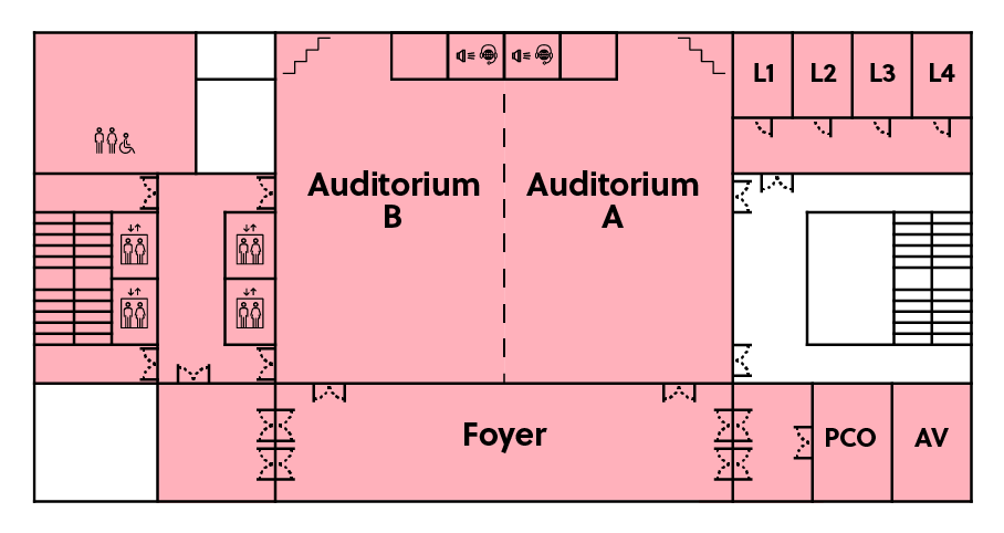 auditorium-grondplan